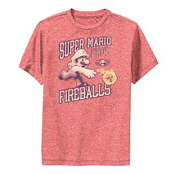 Boys 8-20 Nintendo Super Mario Bros. Fireballs Est. '85 Tee