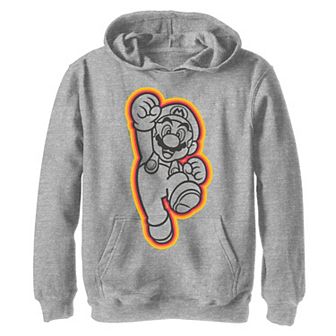 Boys 8-20 Nintendo Super Mario Bubble Outline Hoodie