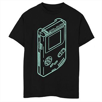 Boys 6-20 Nintendo Gamer Boy Outline Tee