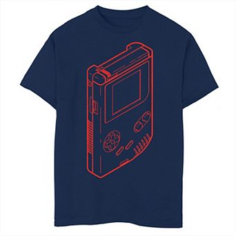 Boys 6-20 Nintendo Gamer Boy Outline Tee