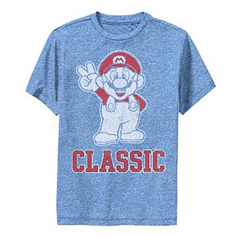 Boys 6-20 Nintendo Super Mario Classic Peace Sign Tee