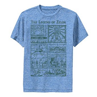 Boys 8-20 Nintendo The Legend Of Zelda Story Panels Tee
