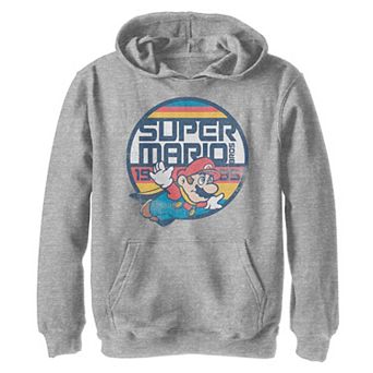Boys 8-20 Nintendo Super Mario Classic Retro Flying 1985 Hoodie