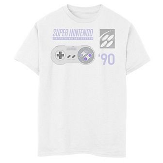 Boys 8-20 Super Nintendo Controller 90 Tee