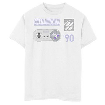 Boys 6-20 Super Nintendo Controller 90 Tee