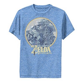 Boys 6-20 Nintendo The Legend of Zelda Breath Of The Wild Rock Badge Tee
