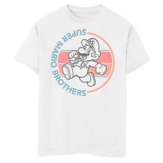 Boys 8-20 Nintendo Super Mario Classic Mario Run Sunset Colors Tee