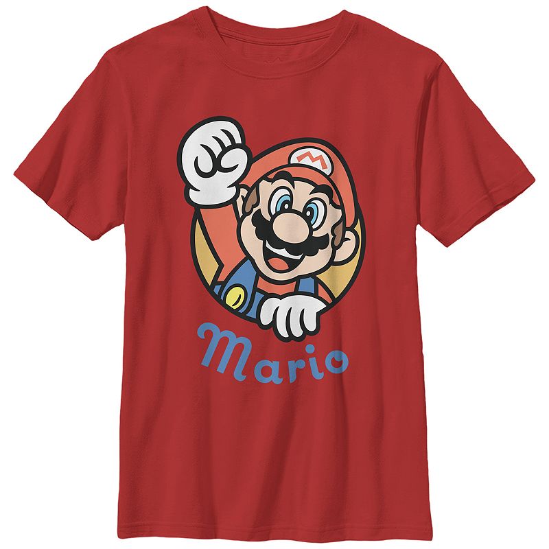 Boys 8-20 Nintendo Super Mario Heart Portrait Tee, Boy's, 