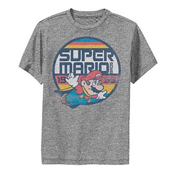 Boys 8-20 Nintendo Super Mario Classic Retro Flying 1985 Tee