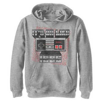 Boys 8-20 Nintendo NES Controller "It's On Like 1985" Hoodie