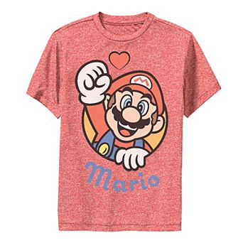 Boys 6-20 Nintendo Super Mario Heart Portrait Tee
