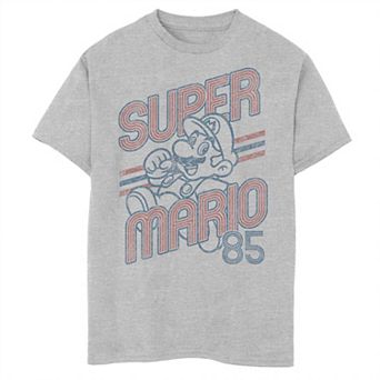 Boys 6-20 Super Mario 85 Faded Vintage Portrait Tee