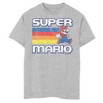Boys 8-20 Nintendo Super Mario Vintage Rainbow Run Portrait Tee