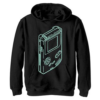 Boys 8-20 Nintendo Gamer Boy Outline Hoodie