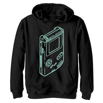 Boys 8-20 Nintendo Gamer Boy Outline Hoodie