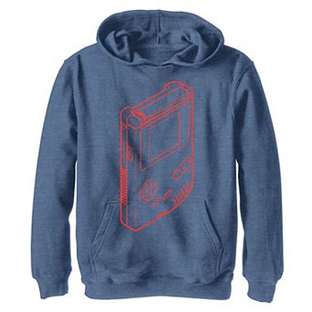 Boys 8-20 Nintendo Gamer Boy Outline Hoodie