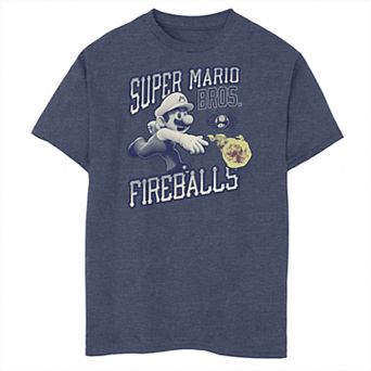 Boys 8-20 Nintendo Super Mario Bros. Fireballs Est. '85 Tee
