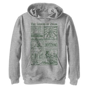 Boys 8-20 The Legend Of Zelda Story Panels Hoodie