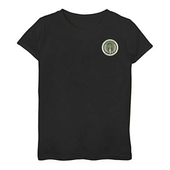 Girls 7-16 Marvel Loki TVA Left Chest Badge Graphic Tee