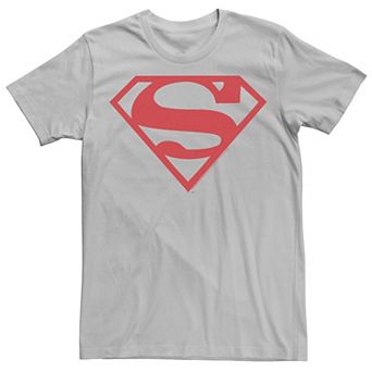 Men's Superman Red Hue Chest Logo Tee