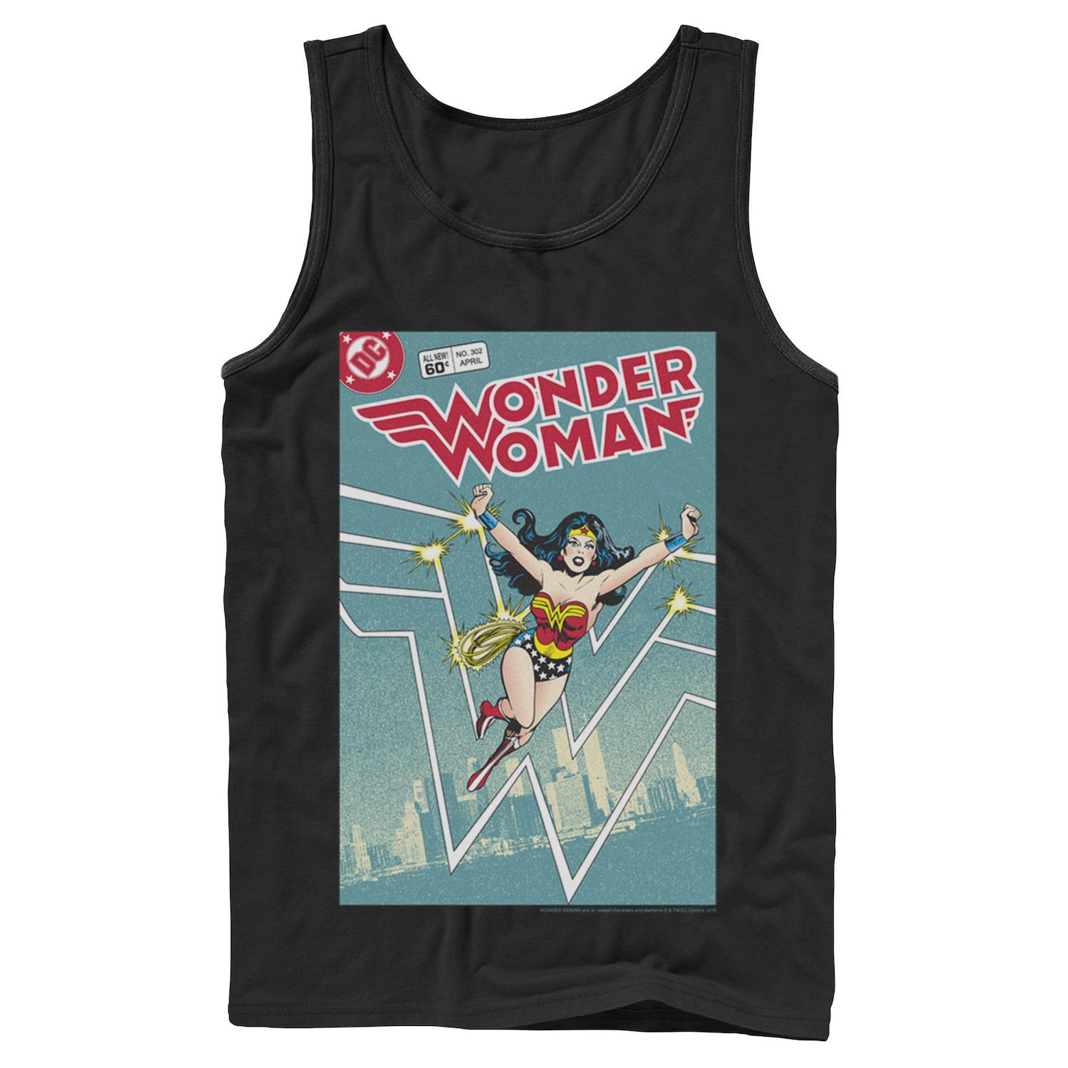 DC Wonder Woman Logo 3D Paisley Tank Top – Lässiges Shirt Für Fans Von Superhelden-Filmen