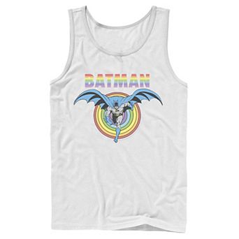 Men's DC Comics Pride Batman Rainbow Run Tank