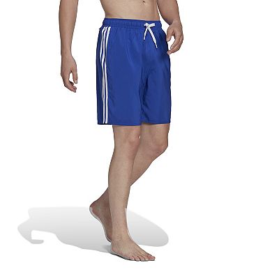 Men's adidas 3 Stripe Classic Swim Trunks