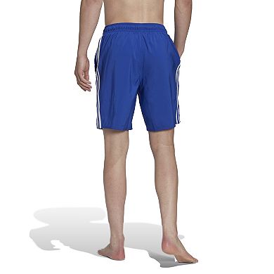 Men's adidas 3 Stripe Classic Swim Trunks