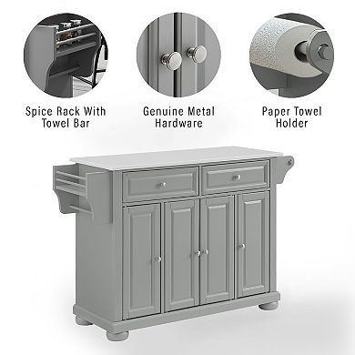 Crosley Alexandria Granite Top Kitchen Island/Cart
