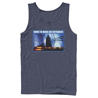 Men's Star Wars Darth Vader How To Make An Entrance Tank Top