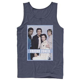 Men's Star Wars Friend Zoned Portrait Tank Top