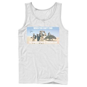 Men's Star Wars When You Can't Find The Droids You're Looking For Tank Top