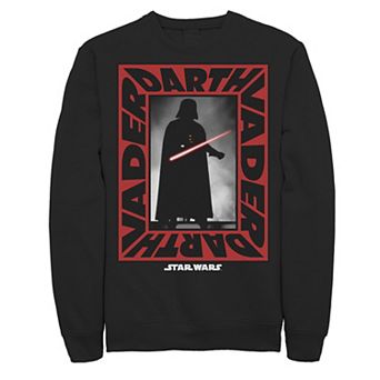 Men's Star Wars Darth Vader Text Box Up Sweatshirt