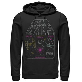 Men's Star Wars Retro Video Game Logo Hoodie