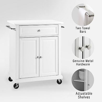 Crosley Compact Granite Top Kitchen Cart
