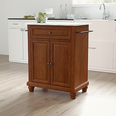 Crosley Cambridge Granite Top Portable Kitchen Island / Cart
