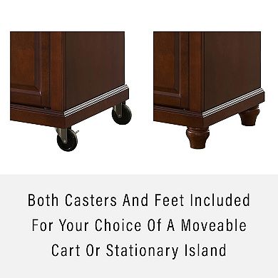 Crosley Cambridge Granite Top Portable Kitchen Island / Cart