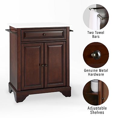 Crosley Lafayette Granite Top Portable Kitchen Island / Cart