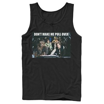 Men's Star Wars Han Don't Make Me Pull Over Tank Top