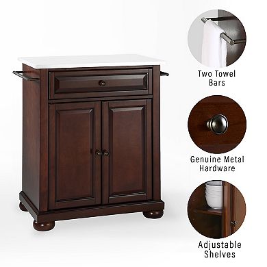 Crosley Alexandria Granite Top Portable Kitchen Island / Cart