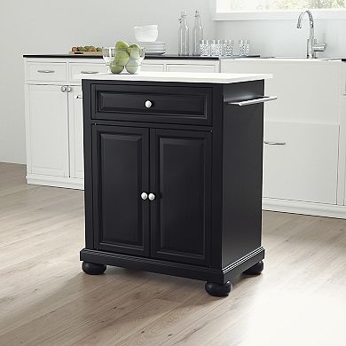 Crosley Alexandria Granite Top Portable Kitchen Island / Cart