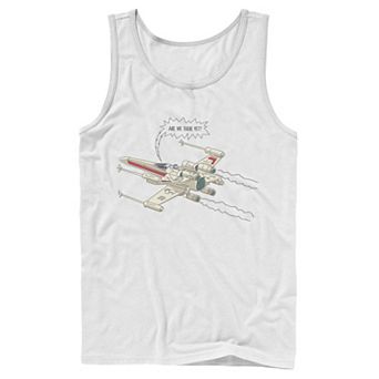 Men's Star Wars X-Wing Are We There Yet Tank Top
