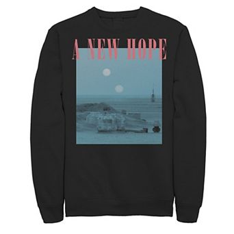 Men's Star Wars A New Hope Blue Hue Poster Sweatshirt