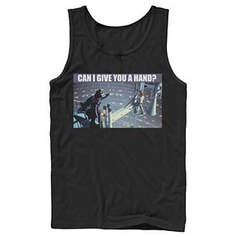 Men's Star Wars Darth Vader Luke Skywalker Can I Give You A Hand Tank Top