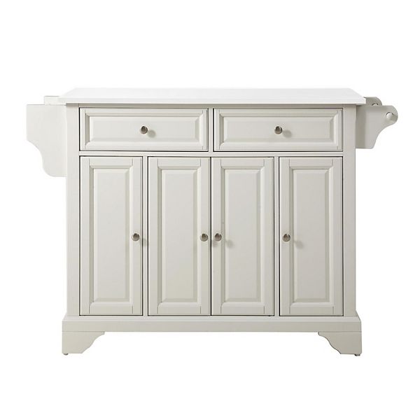 Lafayette Granite Top Kitchen Island/Cart with Storage &#38; Spice Rack - Crosley