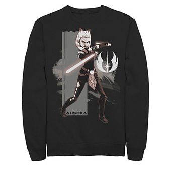 Men's Star Wars: The Clone Wars Ahsoka Jedi Portrait Sweatshirt