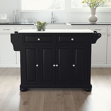 Crosley Alexandria Granite Top Full-Size Kitchen Island / Cart