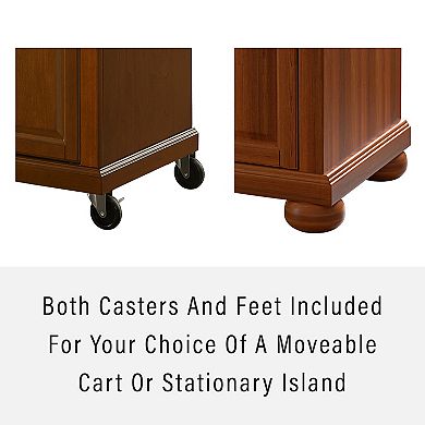 Crosley Alexandria Granite Top Full-Size Kitchen Island / Cart