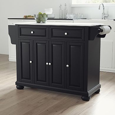 Crosley Alexandria Granite Top Full-Size Kitchen Island / Cart