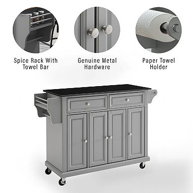 Crosley Full-Size Granite Top Kitchen Cart